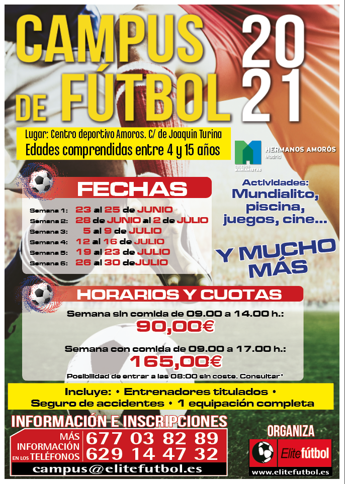 CAMPUS DE FUTBOL ELITEFUTBOL 2021